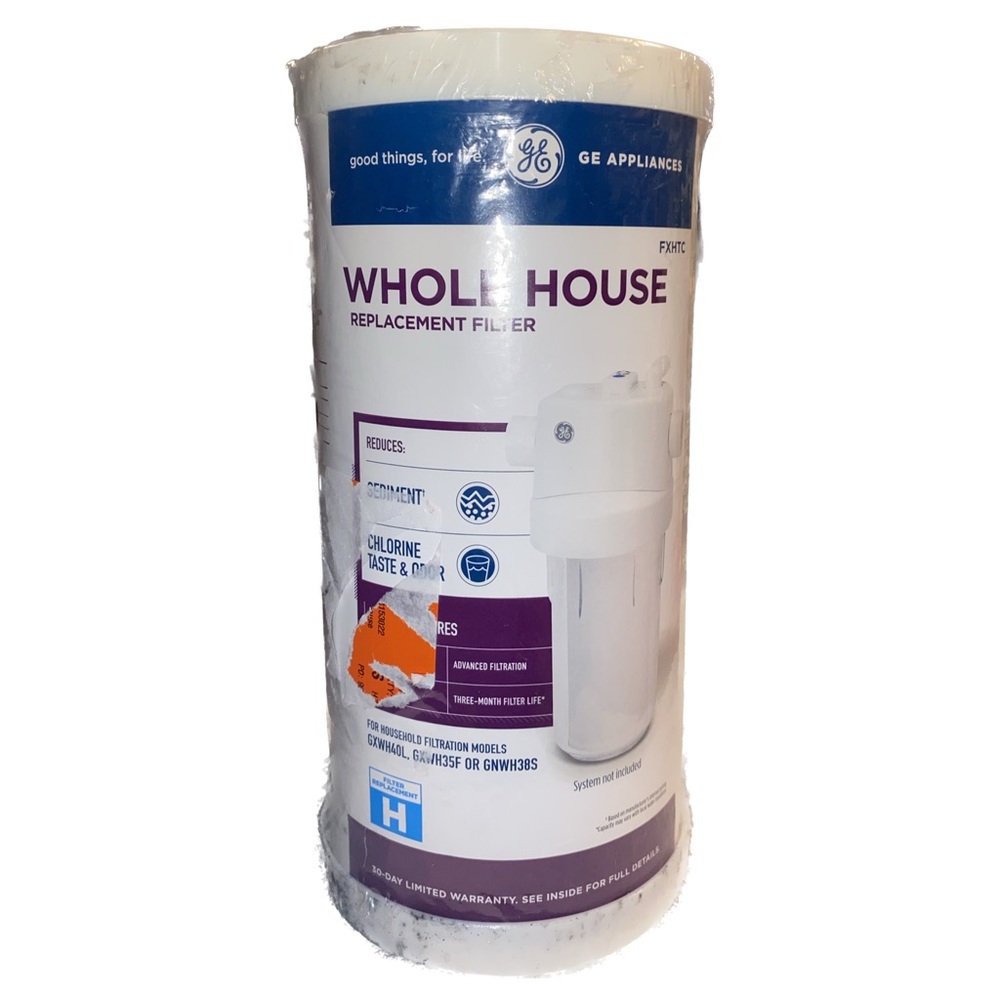 GE Appliances FXHTC Whole House Replacement Filter H for GXWH40L/GXWH35F/GNWH38S